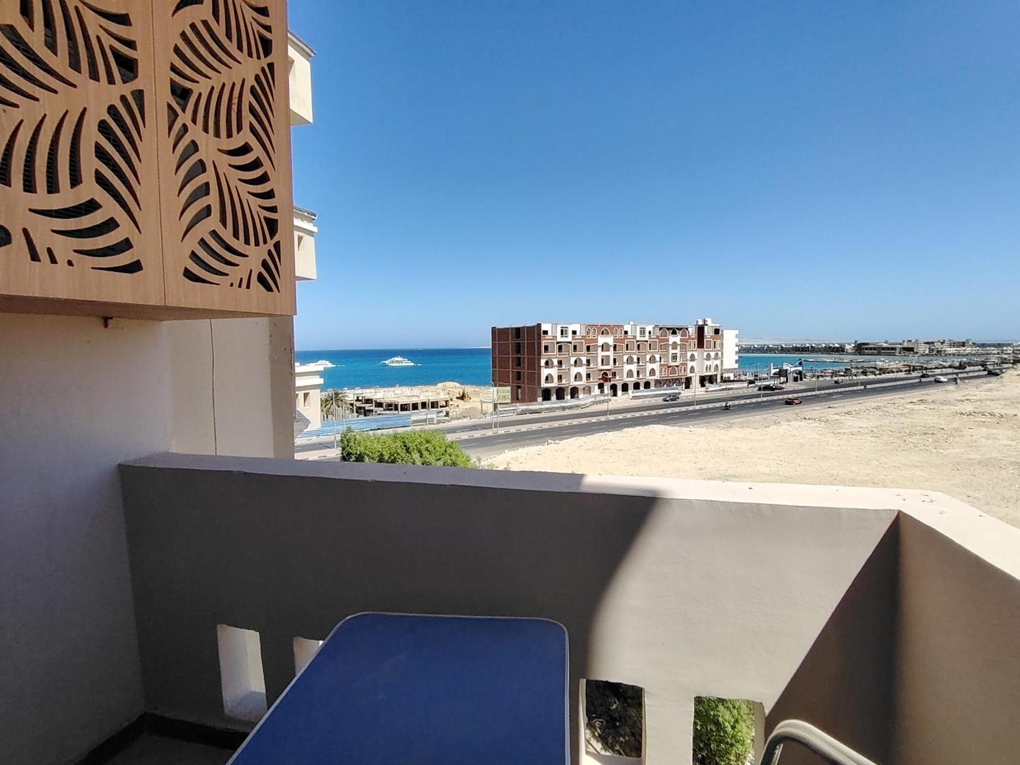 Sea View One Bedroom Apartment In Hurghada Dreams Exterior foto